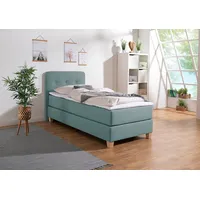 Home Affaire Boxspringbett HOME AFFAIRE "Fargo", blau (petrol), B:103cm
