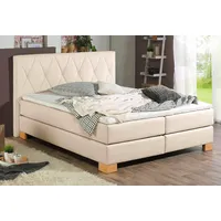 Home Affaire Boxspringbett HOME AFFAIRE "Merino", beige, B:148cm L:211cm,