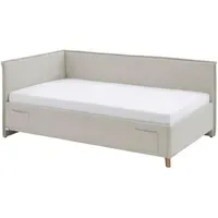 Meise Möbel meise.möbel Polsterbett Fun mit Lattenrost Stoff Beige