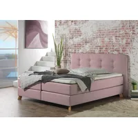 Home Affaire Boxspringbett HOME AFFAIRE "Cecina", rosa (rosé), B:162cm