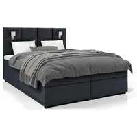 Best For Home Boxbett, Schwarz, Textil, Rechteckig, 120x200 cm,