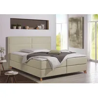 Home Affaire Boxspringbett HOME AFFAIRE "Caria", beige (creme, beige),
