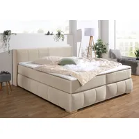 Home Affaire Boxspringbett HOME AFFAIRE "Chelles", beige, B:207cm L:225cm,