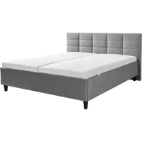 Alina Polsterbett ALINA "Ricardo", grau (grau dmo 59), B:156cm