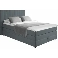 Alina Boxspringbett ALINA "Marvin", grau (grau tls 39), B:131cm