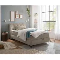 Ed exciting design Atlantis Boxbett 120x200 in Sand -
