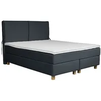 Home Affaire Boxspringbett HOME AFFAIRE "Nele", blau, B:181cm L:210cm,