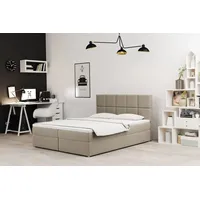 Fun Möbel Boxspringbett Schlafzimmerbett FRASCO 120x200cm in Stoff Soro