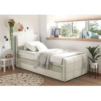 Stella Trading Boxspringbett - Silber & H2 - 120x200