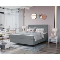 Fun Möbel Boxspringbett Schlafzimmerbett ROCIO Nr.2 Delux 140x200cm in