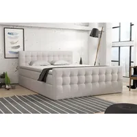 Fun Möbel Boxspringbett Schlafzimmerbett ANKER Deluxe 160x200cm in Soro