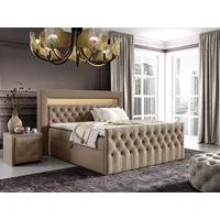 Fun Möbel Boxspringbett Schlafzimmerbett ERNESTO Nr.2 180x200cm in Elisa