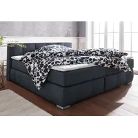 Home Affaire Boxspringbett HOME AFFAIRE "Chelles", grau (anthrazit), B:207cm
