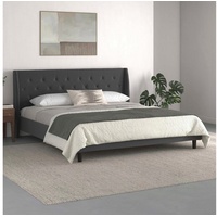 Otto home Polsterbett OTTO HOME "Kempton", grau (anthrazite), B:195cm