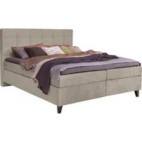 Alina Boxspringbett ALINA "Neomi", beige (beige enf 2), B:140cm