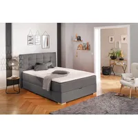 Home Affaire Boxbett HOME AFFAIRE "Olivet mit Bettkasten", grau,