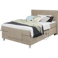 Alina Boxspringbett ALINA "Tabea", grau (seidengrau tbs 2), B:148cm