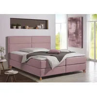 Home Affaire Boxspringbett HOME AFFAIRE "Caria", rosa, B:151cm L:209cm,