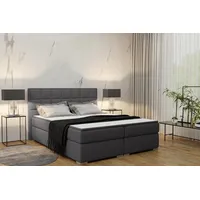 Kaiser möbel Boxspringbett mit matratze und bettkasten, Schlafbett Damalo