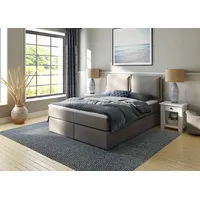 Home Affaire Boxspringbett HOME AFFAIRE "Lysann", grau (hellgrau), B:167cm