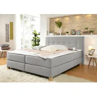 Home Affaire Boxspringbett HOME AFFAIRE "Calloway", grau, B:188cm L:238cm,
