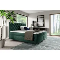 Yourhouse24 Boxspringbett Guliette mit 2 Bettkästen, Doppelbett mit Bonell-Matratze