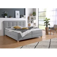 Home Affaire Boxbett HOME AFFAIRE, grau, B:198cm L:210cm, Komplettbetten,