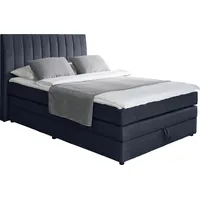 Alina Boxspringbett ALINA "Marvin", blau (royalblau tra 16), B:151cm