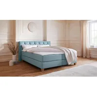 Home Affaire Boxspringbett HOME AFFAIRE "Harmones", grün (mint), B:203cm
