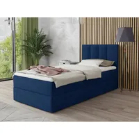 Sofnet Boxbett, Blau, Textil, H3, Rechteckig, 80x200 cm, Schlafzimmer,