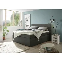 Lomadox Boxspringbett 180x200 cm mit Bettkasten Hotelbett in Soro