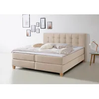 Home Affaire Boxspringbett HOME AFFAIRE "Moulay", beige, B:194cm L:211cm,