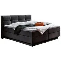 SUN GARDEN Boxspringbett PORTAGE, Anthrazit Liegefläche B/L: ca. 180x200