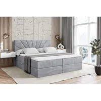 Altdecor Boxspringbett mit H3 Matratze und Topper - 140