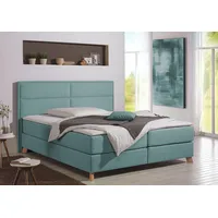 Home Affaire Boxspringbett HOME AFFAIRE "Caria", blau (petrol), B:171cm