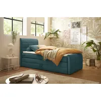 Ed exciting design Boxspringbett ED EXCITING DESIGN "Bolivia", blau,