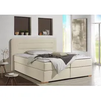 Home Affaire Boxspringbett HOME AFFAIRE "Manchester", beige (creme), B:220cm