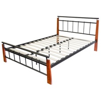 Homestyle4u 610, Metallbett 160 x 200 Mit Lattenrost, Bettgestell