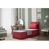 Fun Möbel Boxspringbett Schlafzimmerbett SALMA 100x200cm in Stoff Soro