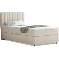 Panda möbel Boxbett, Beige, Holz, Mode, H3, 100x200 cm,