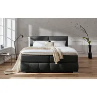 Home Affaire Boxspringbett HOME AFFAIRE "Wehma", grau (anthrazit), B:170cm