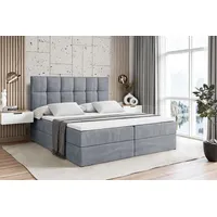 Altdecor Boxbett, Grau Samt