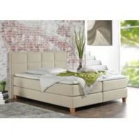 Home Affaire Boxspringbett HOME AFFAIRE "Casey", beige (creme, beige),