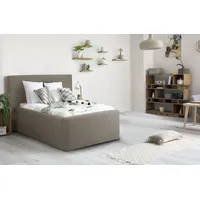 INOSIGN Polsterbett INOSIGN "Dalina", beige, B:141cm H:124cm L:227cm, Struktur