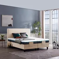 V6 Boxspringbett Motorbett 209E Bestes Preis-Leistungs-Verhältnis - Beige