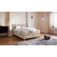Home Affaire Boxspringbett HOME AFFAIRE "Harmones", beige, B:163cm L:210cm,