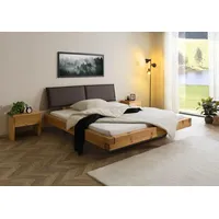 MASSIVMOEBEL24.DE Bett Fichte 140x200 natur gebeizt / geölt FICHTELBERG