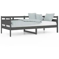 VidaXL Tagesbett Grau Massivholz Kiefer 90x200 cm