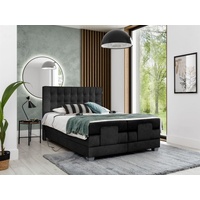 Fun Möbel Boxspringbett Elektrisch Schlafzimmerbett MAXIMA 140x200cm in Stoff