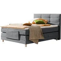 Alina Boxspringbett ALINA "Matea", grau (staubgrau tbs 39), B:108cm